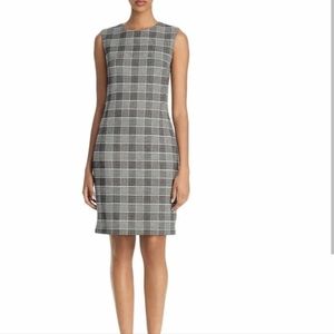 Theory City Plaid Sheath Dress